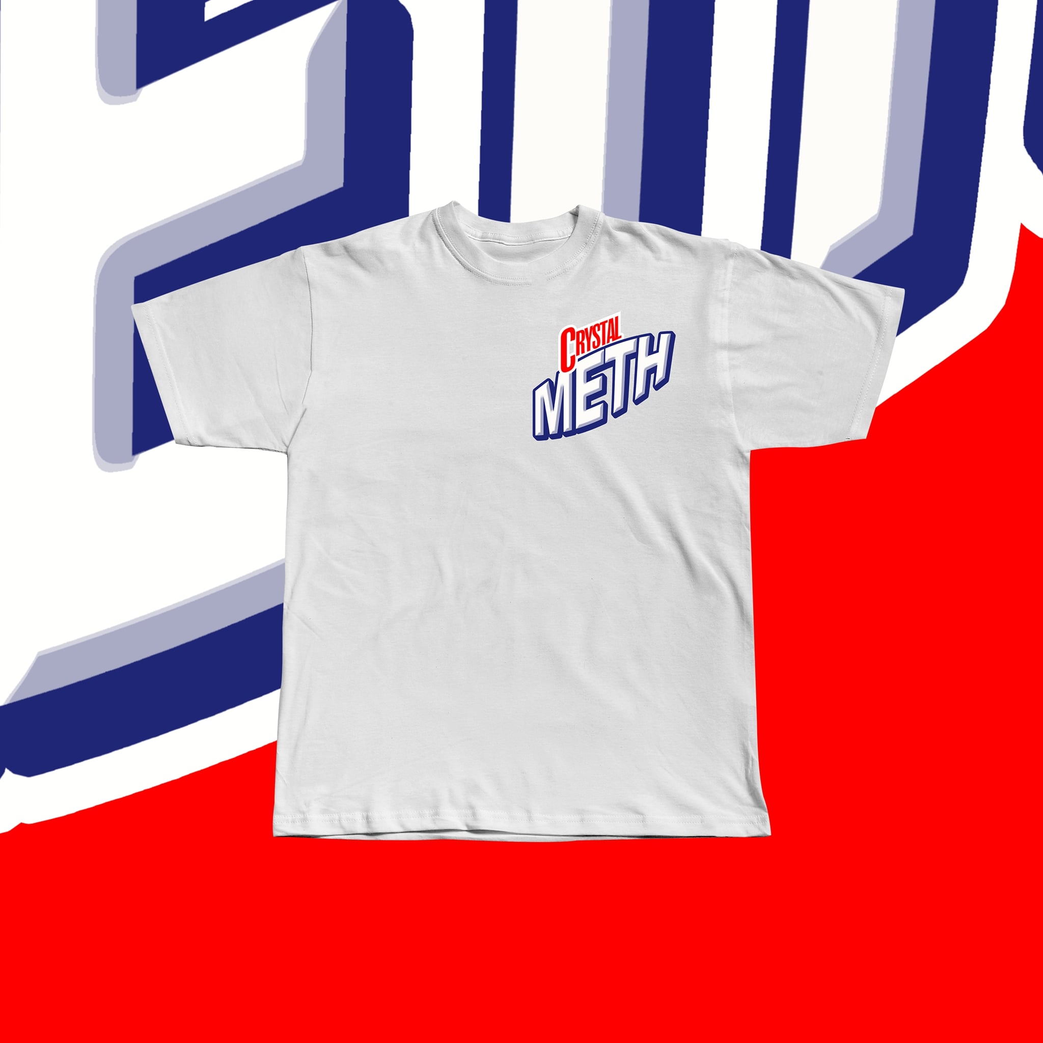 Bild von CRYSTAL METH - SHIRT [weiß]